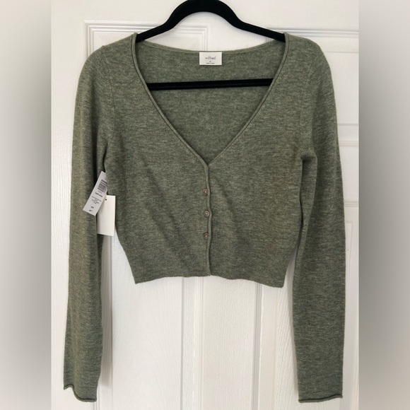 Aritzia Sweaters - Aritzia Wilfred Sage Green Knit Sweater